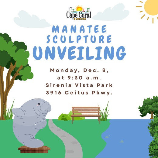 Manatee Sculpture Unveiling